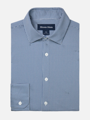 Mizzen + Main Halyard LS Dress Shirt - Navy Peter Gingham