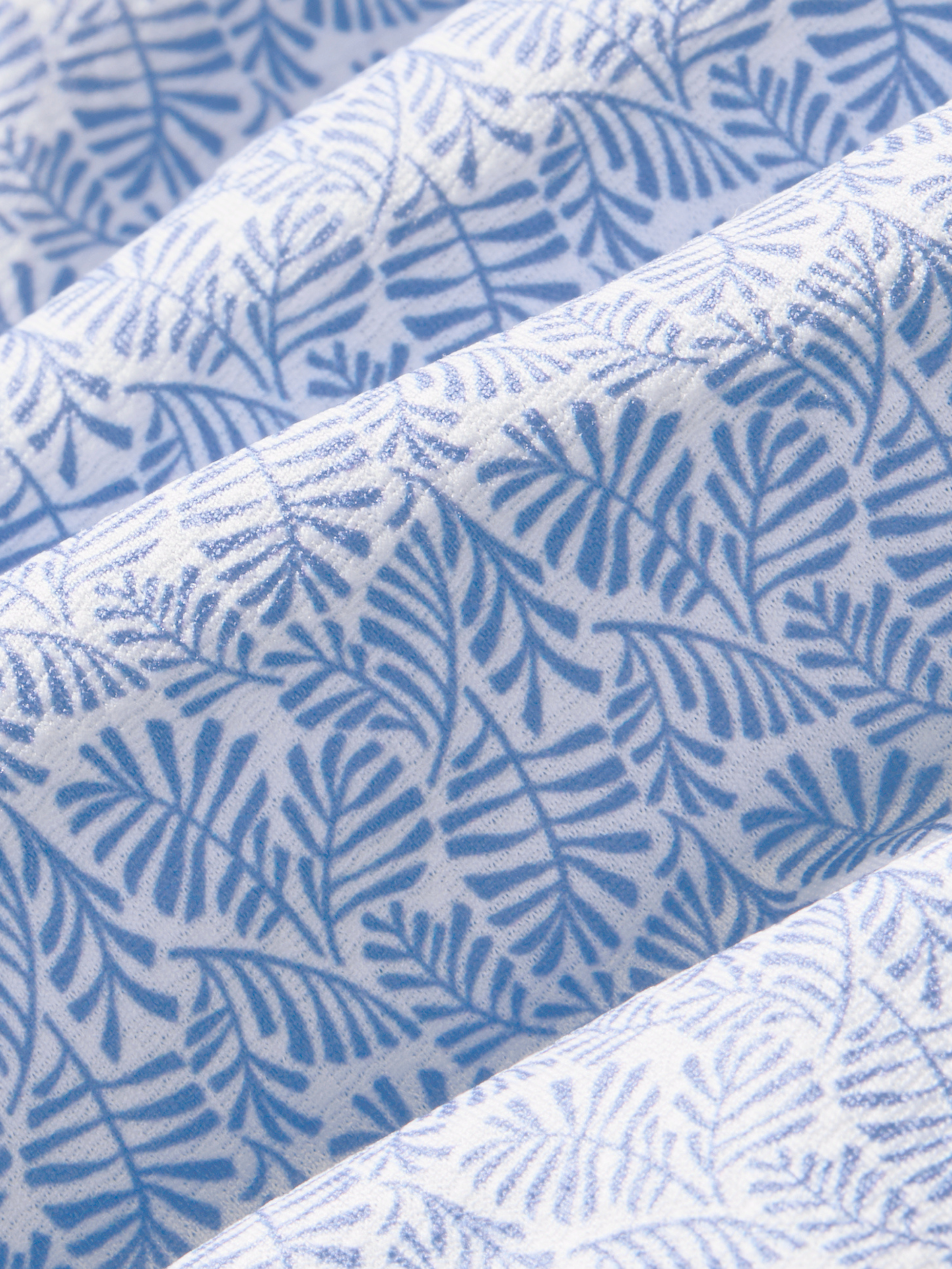 Mizzen + Main Halyard SS Dress Shirt - Costal Fjord Textured Palm