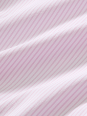 Mizzen + Main Leeward LS Dress Shirt - Pink Salt Banker Stripe