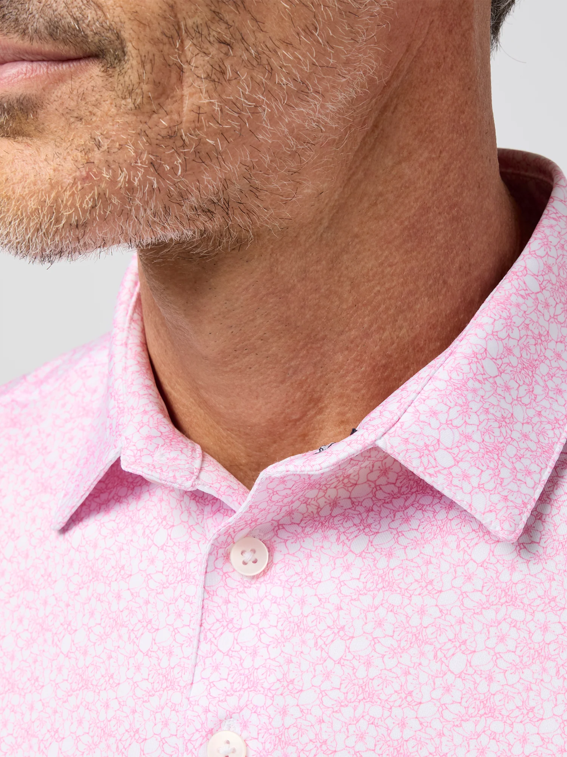 Mizzen + Main Versa Polo - Pink Azaleas