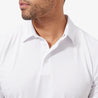Mizzen + Main Verso Polo Solid White Golf Polo Performance Material Kempt Athens GA Mens Clothing Store Downtown Athens