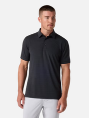 Mizzen + Main Copa SS Short Sleeve Polo Black Men's Performance Polo Shirt For Men Athens GA Georgia Kempt Menswear Store Near Me