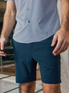 Mizzen + Main Deck  Short Navy Blue Solid Elastic Waistband Active Short Men's Bottoms For Men Spring Summer Athens GA Georgia Kempt Menswear Store Near Me