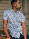 Mizzen and + Main Dress Shirt Short Sleeve Provence Shell Button Up Hidden Collar Summer Quick Dry Menswear Performance Fabric Athens Georgia Mens Store Kempt Clothing New Arrival