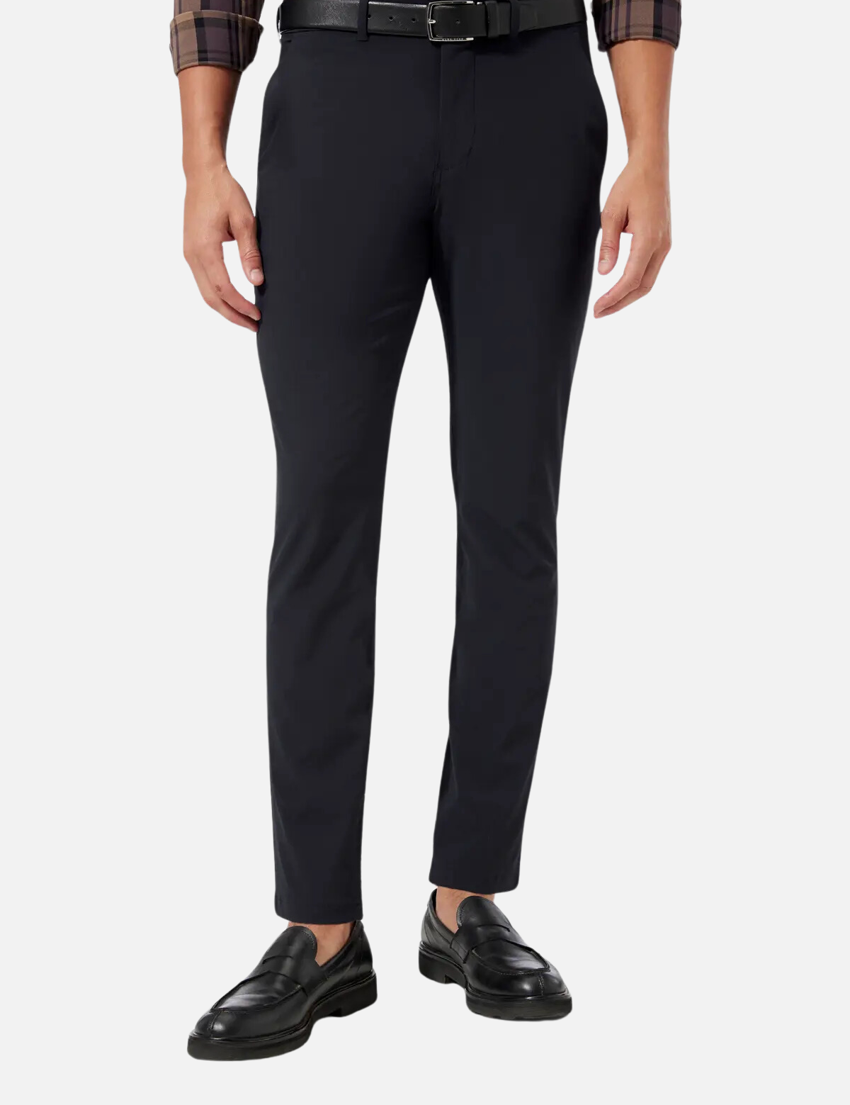 mizzen + main helmsman chino pant solid black slim fit dri-fit material polyester spandex blend 4-way stretch kempt athens ga georgia men's clothing store
