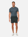 Mizzen and Main Helmsman Pull On Short Solid Black Athletic 5 inch Kempt Athens Georgia UGA Mens Clothes