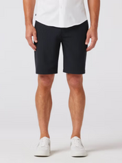 Mizzen + Main Helmsman Short Black Solid Men's Performance Golf Short Bottoms For Men Athens GA Georgia Kempt Menswear Store Near Me