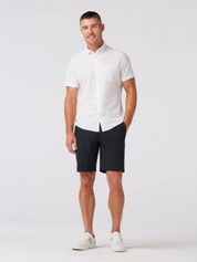 Mizzen + Main Helmsman Short Black Solid Men's Performance Golf Short Bottoms For Men Athens GA Georgia Kempt Menswear Store Near Me