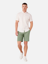 mizzen + main helmsman short sea spray green 7" inseam polyester spandex blend kempt athens ga georgia men's clothing store