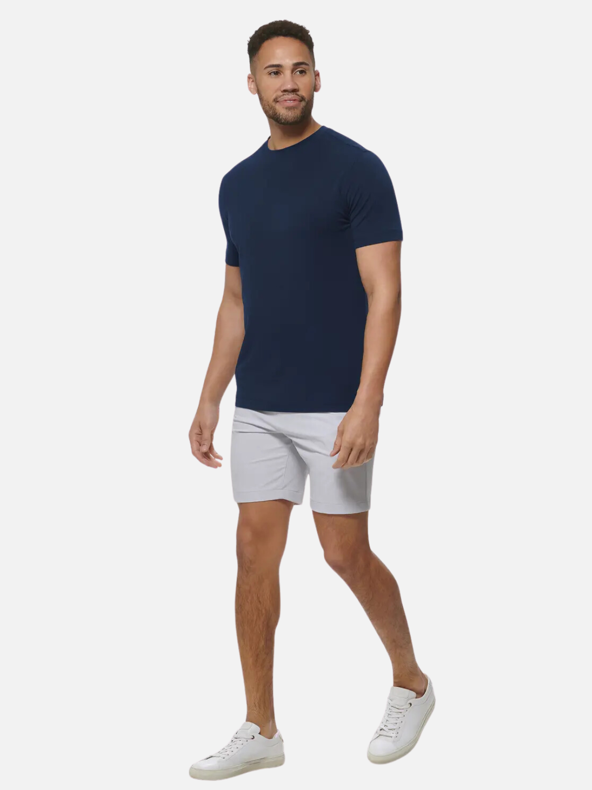 Mizzen and Main Knox Dry Fit T Shirt Navy Solid Kempt Mens Clothing Shop Athens Georgia UGA