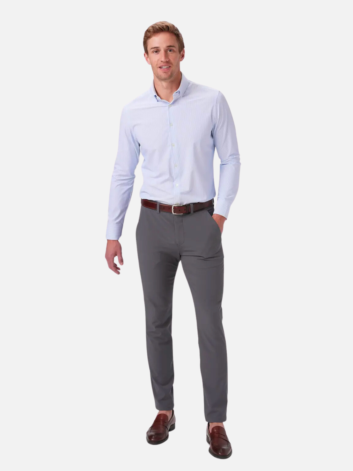 Mizzen + Main Leeward Dress Shirt - Bel Air Banker Stripe – Kempt