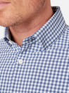 Mizzen + Main Leeward LS Performance Dress Shirt Coastal Fjord Alamo Gingham Kempt Mens Shop Athens GA Fathers Day Gift