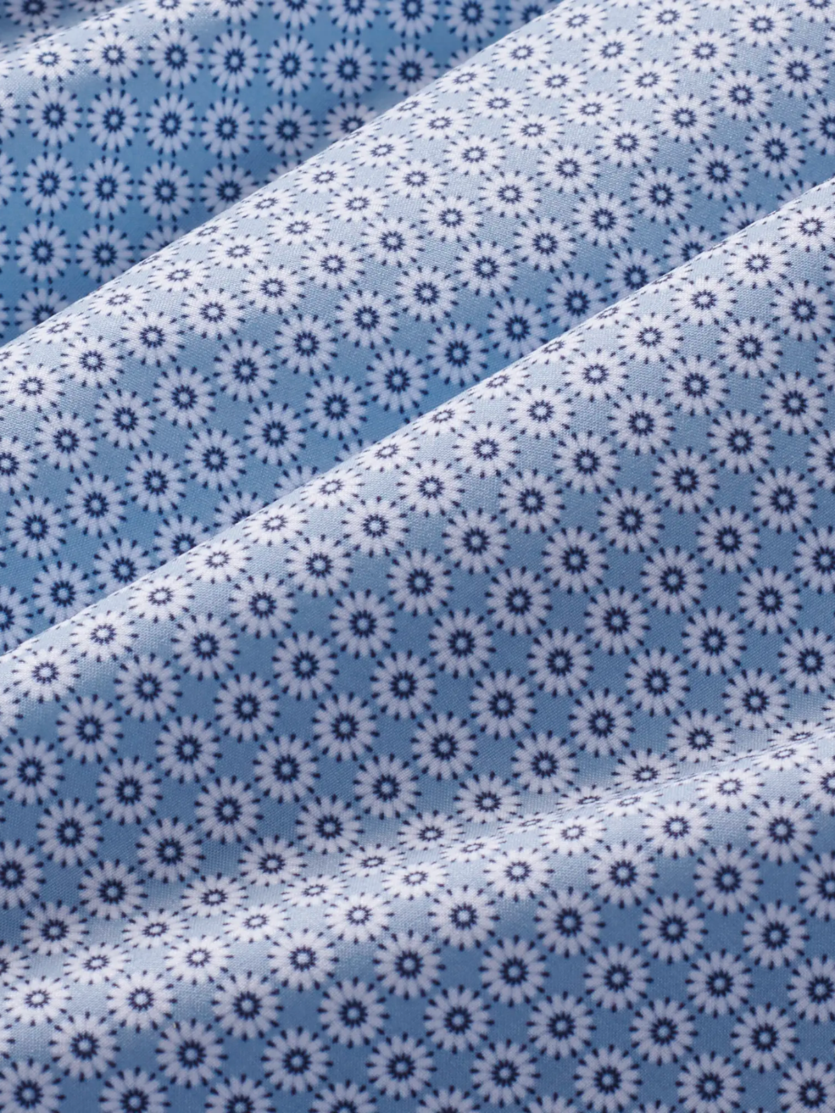 mizzen and main leeward performance ls long sleeve dress shirt ashley floral blue white wrinkle resistant fabric kempt athens ga georgia men's clothing store