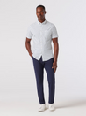 Mizzen + Main Leeward SS Dress Shirt Carolina Floral Geo No Tuck Men's Dress Shirt For Men Spring Summer Athens GA Georgia Kempt Menswear Store Near Me