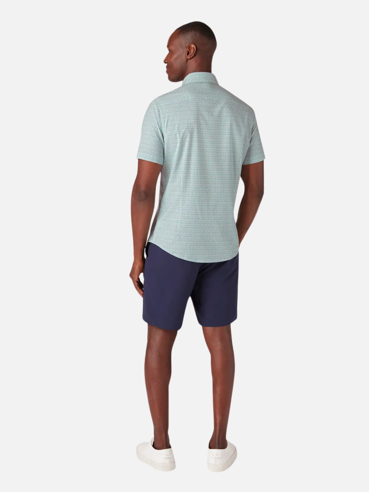 Mizzen + Main Leeward SS Performance Shirt Nile Blue Triple Dot Kempt Mens Shop Athens GA Fathers Day Gift