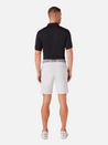 mizzen + main versa ss short sleeve polo black solid performance material golf shirt polyester spandex blend kempt athens ga georgia men's clothing store