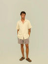 OAS Ecru Cuba Waffle Knit Button Up Beach Shirt Kempt Athens Ga Mens Clothing Store Downtown