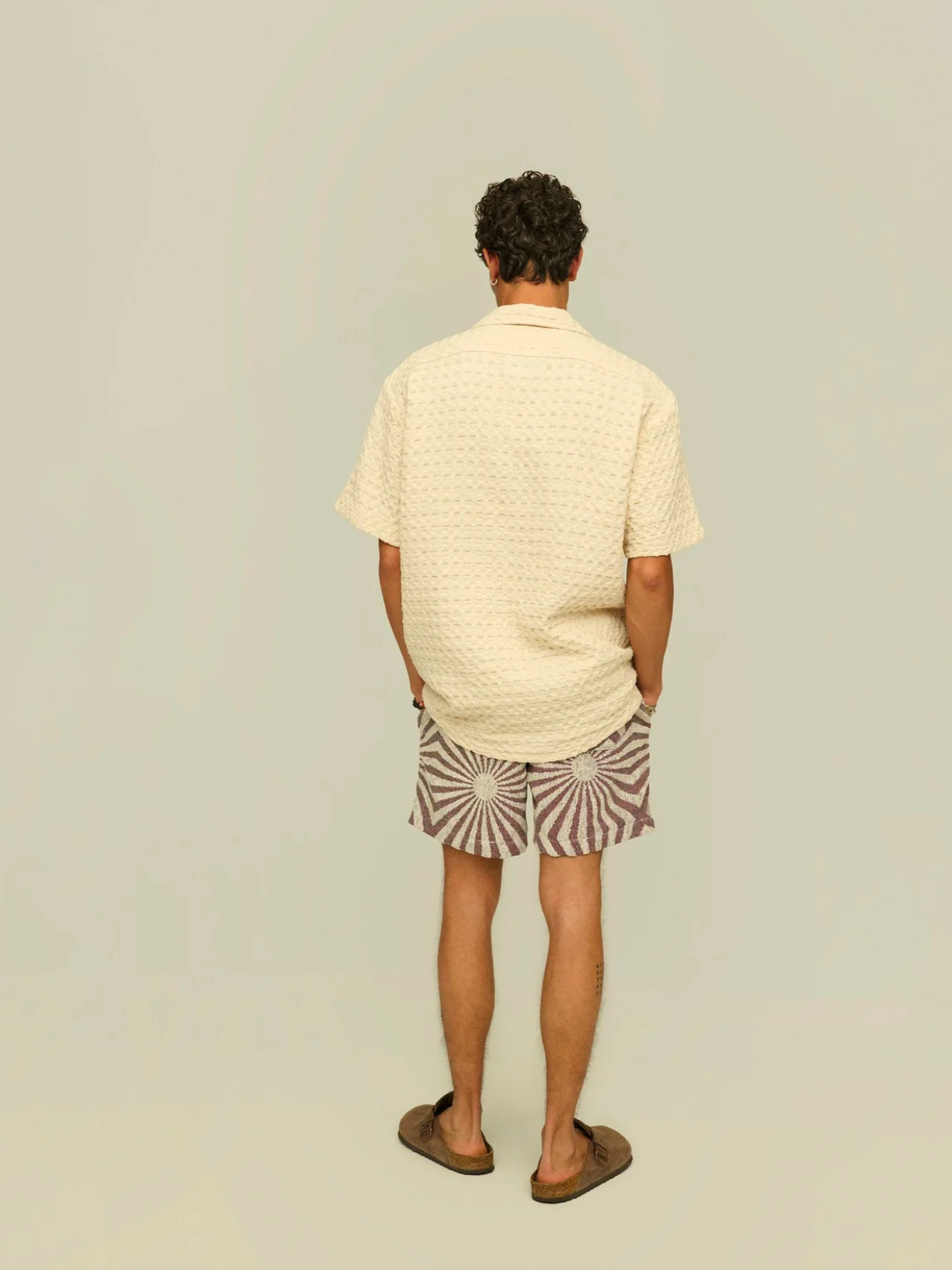 OAS Ecru Cuba Waffle Shirt – Kempt