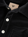 OAS Girona Velour Polo Shirt Nearly Black Kempt Trendy Menswear Shop Athens GA 