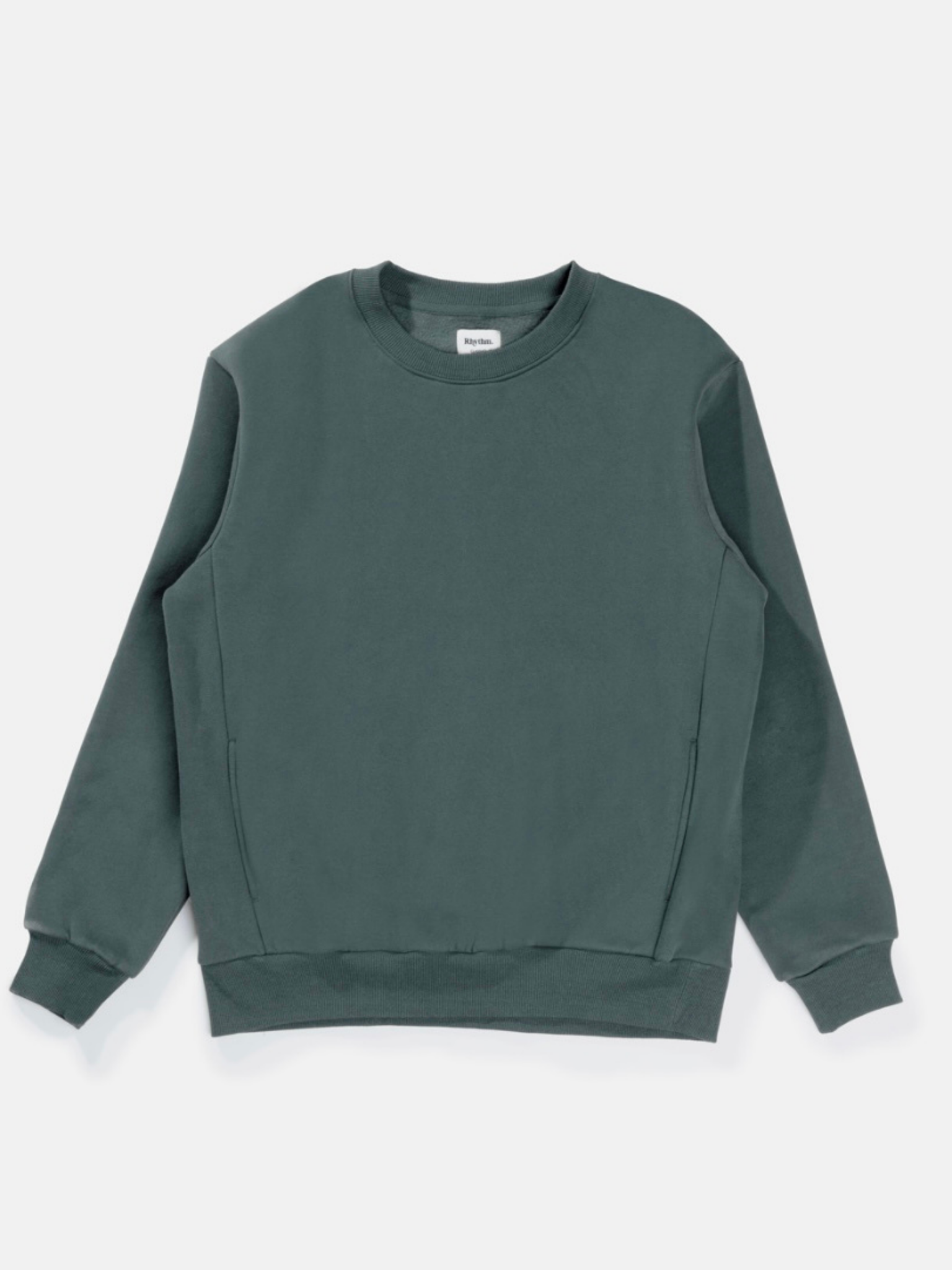 Rhythm Classic Fleece Crew LS Long Sleeve Tops for Men Men’s Top Winter Fall Silver Pine Green Blue Athens GA Georgia Kempt Menswear Store Near Me