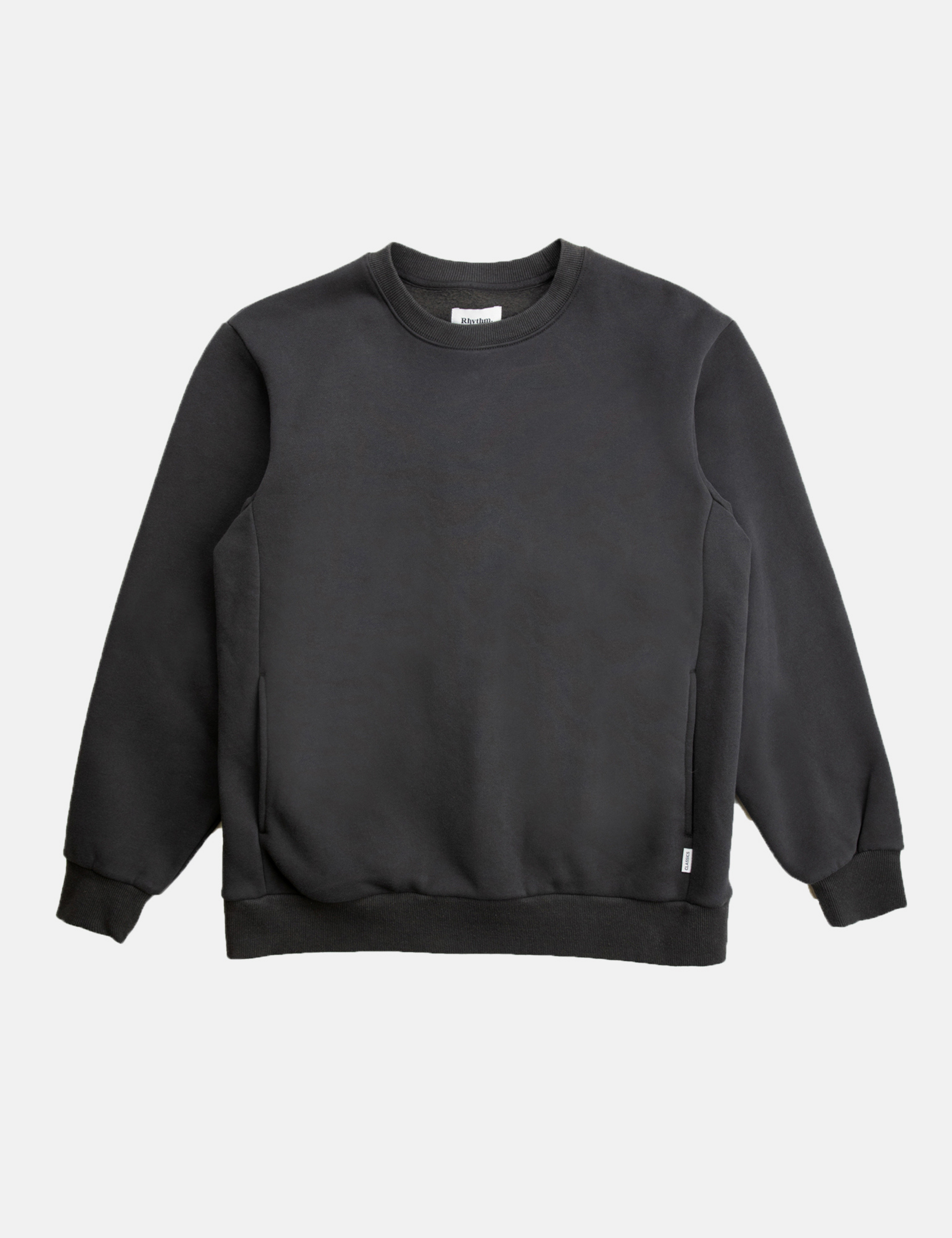 Rhythm Classic Fleece Crew Front Pockets Sweatshirt LS Long Sleeve Men’s Tops for Men Crewneck Fall Winter Cozy Tops for Him Athens GA Georgia Kempt Menswear Store Near Me