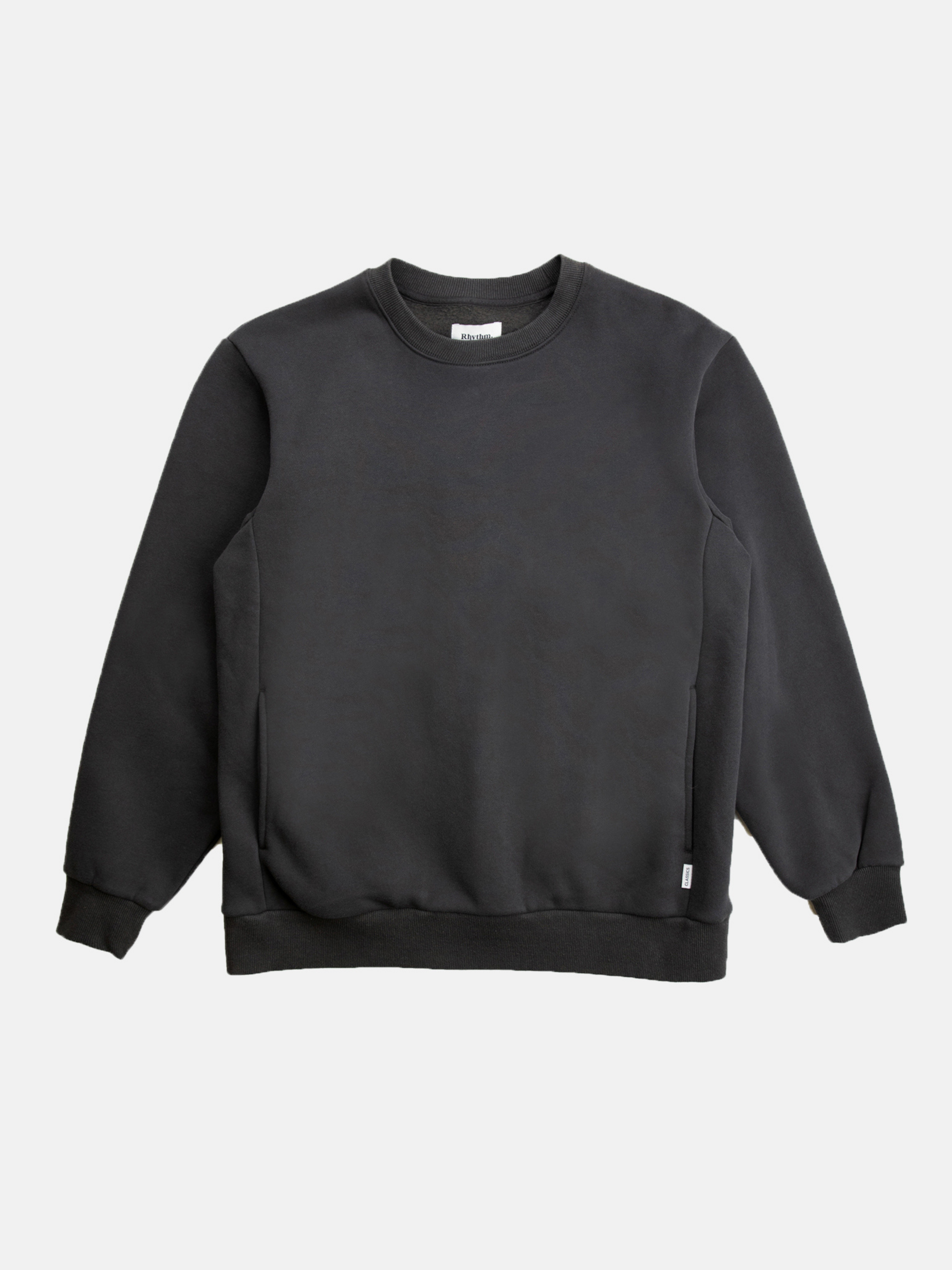 Rhythm Classic Fleece Crew Front Pockets Sweatshirt LS Long Sleeve Men’s Tops for Men Crewneck Fall Winter Cozy Tops for Him Athens GA Georgia Kempt Menswear Store Near Me