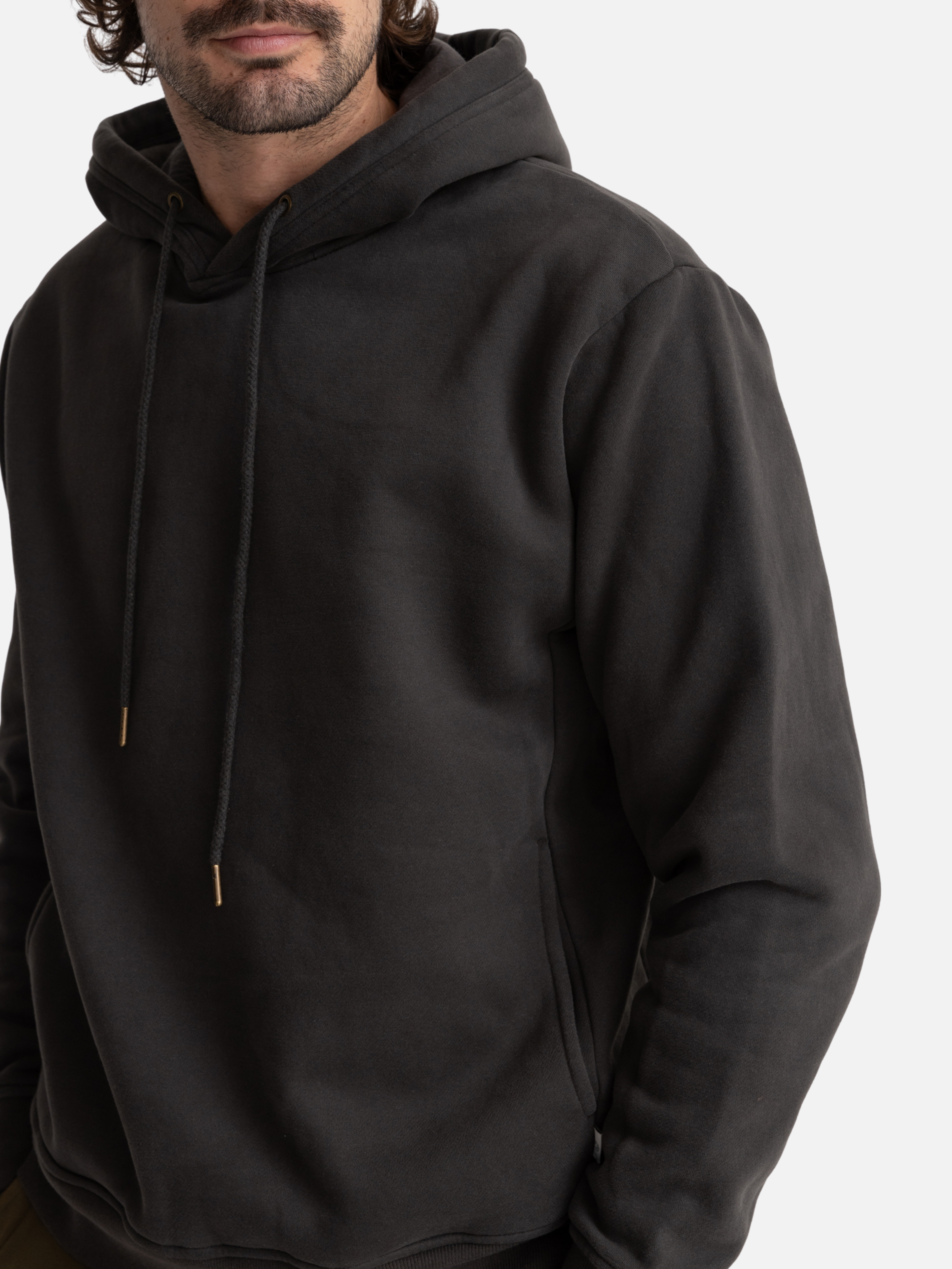 Rhythm Classic Fleece Hood Hoodie Front Pockets Sweatshirt LS Long Sleeve Men’s Tops for Men Drawstring Fall Winter Cozy Tops for Him Athens GA Georgia Kempt Menswear Store Near Me