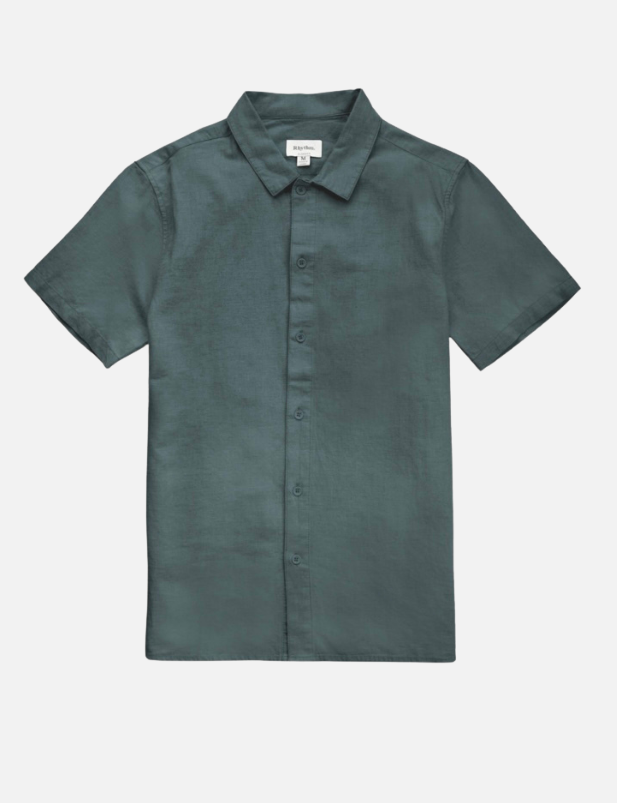 Rhythm Classic Linen SS Short Sleeve Shirt Collared Button Up Men’s Shirt for Men Silver Pine Green Blue Athens GA Georgia Kempt Menswear Store Near Me
