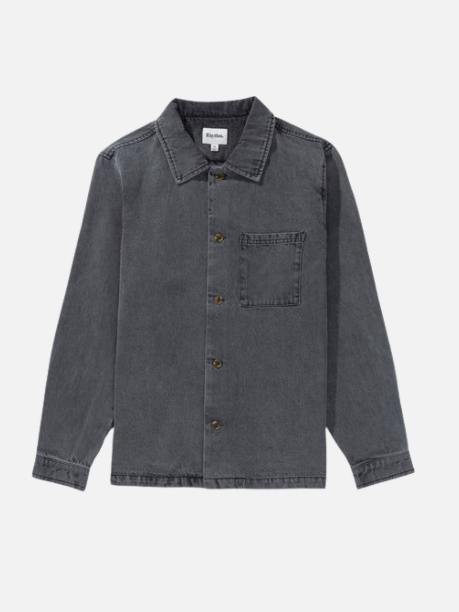 Rhythm Denim Long Sleeve Shirt - Vintage Black