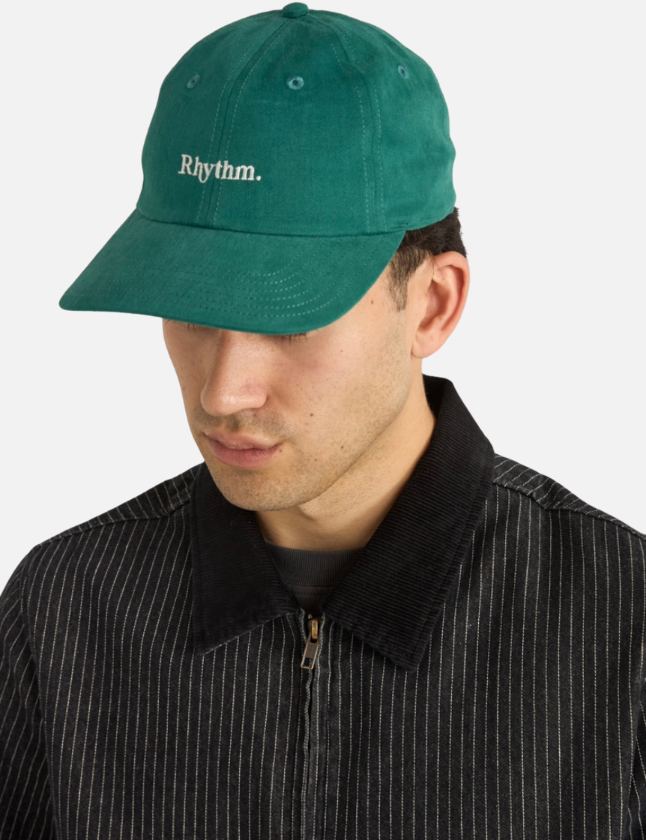 Rhythm Essential Brushed Twill Cap Teal Hat Headwear Spring Summer Athens GA Georgia Kempt Menswear Store Near Me