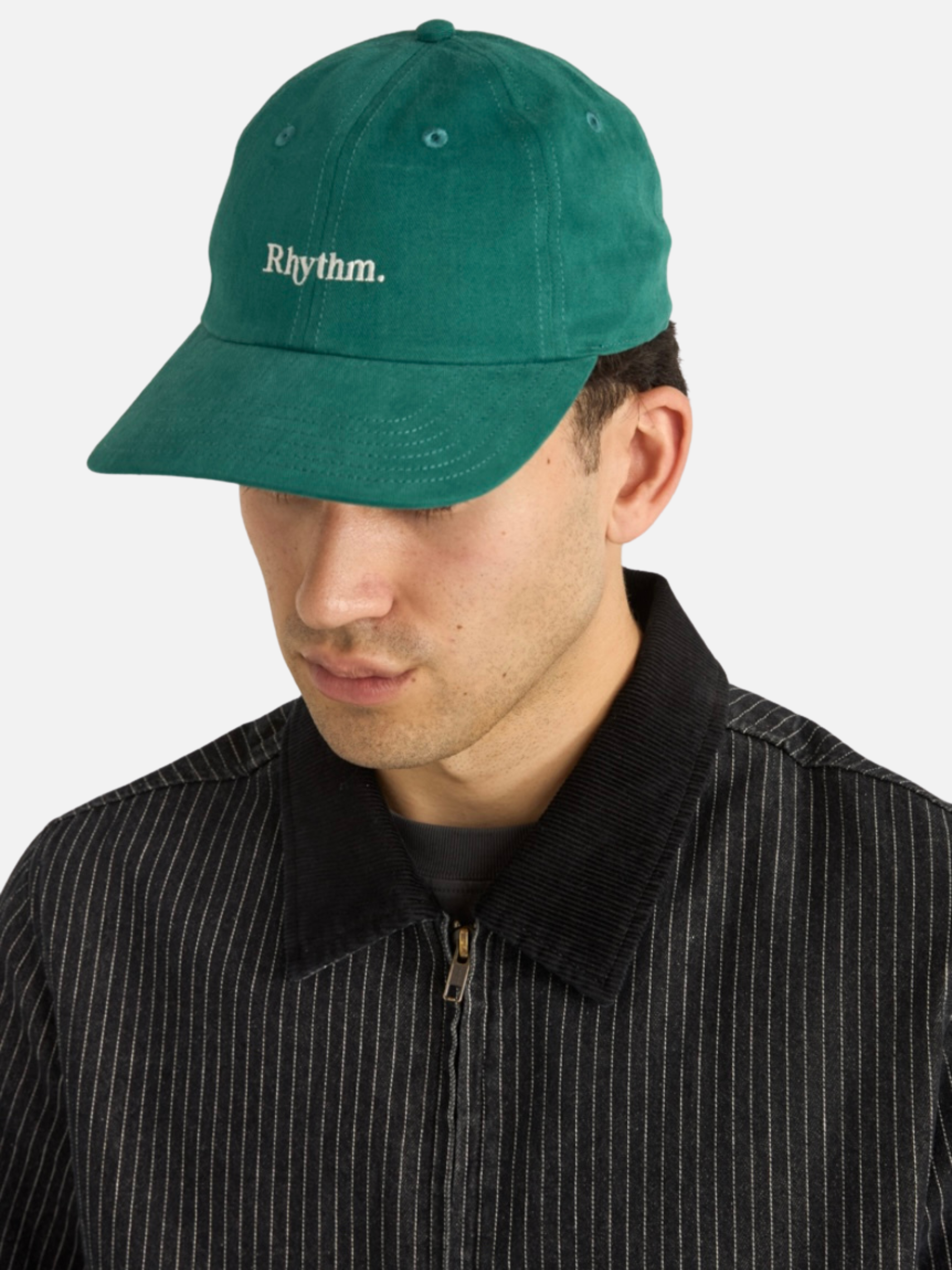 Rhythm Essential Brushed Twill Cap Teal Hat Headwear Spring Summer Athens GA Georgia Kempt Menswear Store Near Me