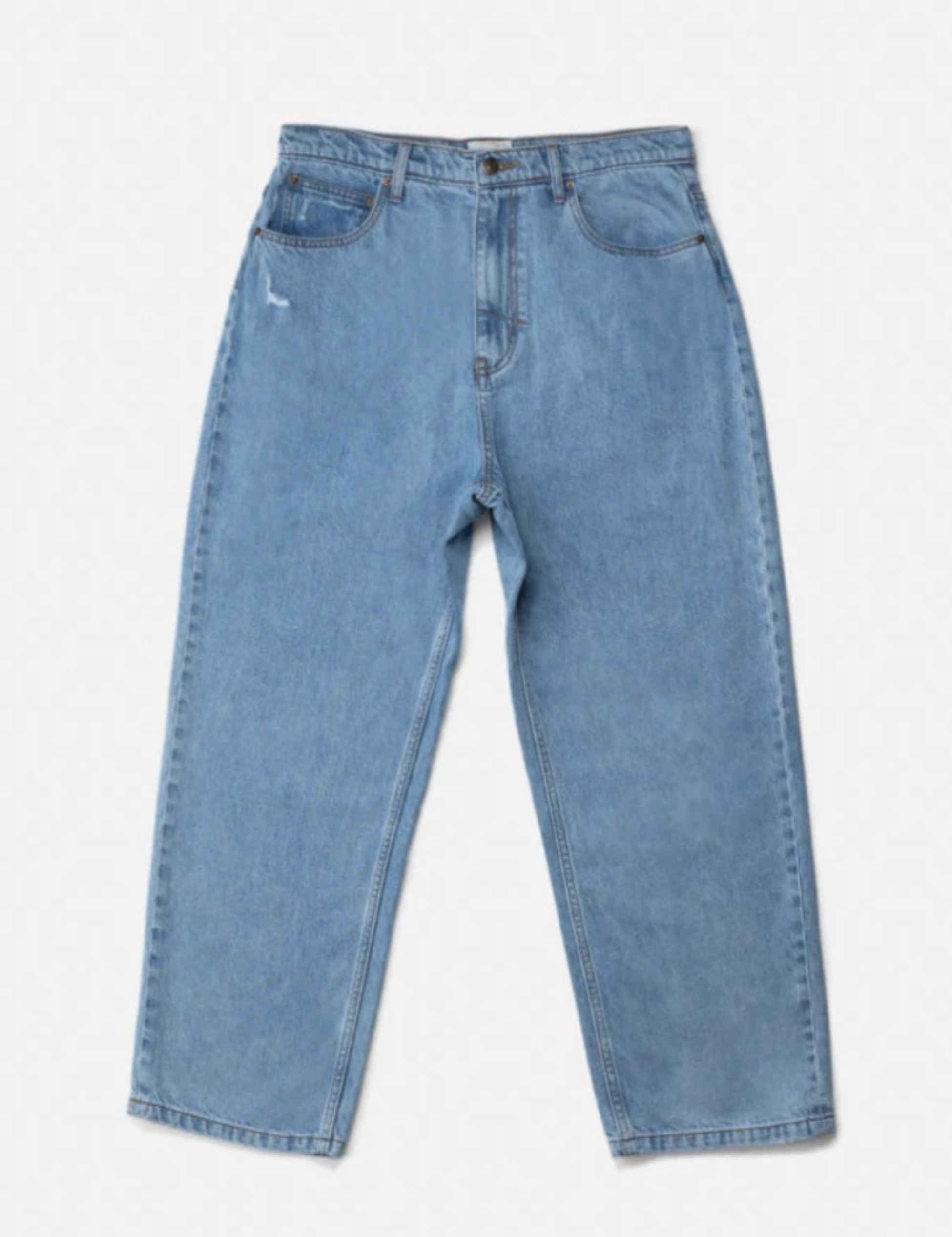 Rhythm Essential Cotton Jean Jeans Stone Wash Blue Denim Men’s Bottoms for Men Athens GA Georgia Kempt Menswear Store Near Me