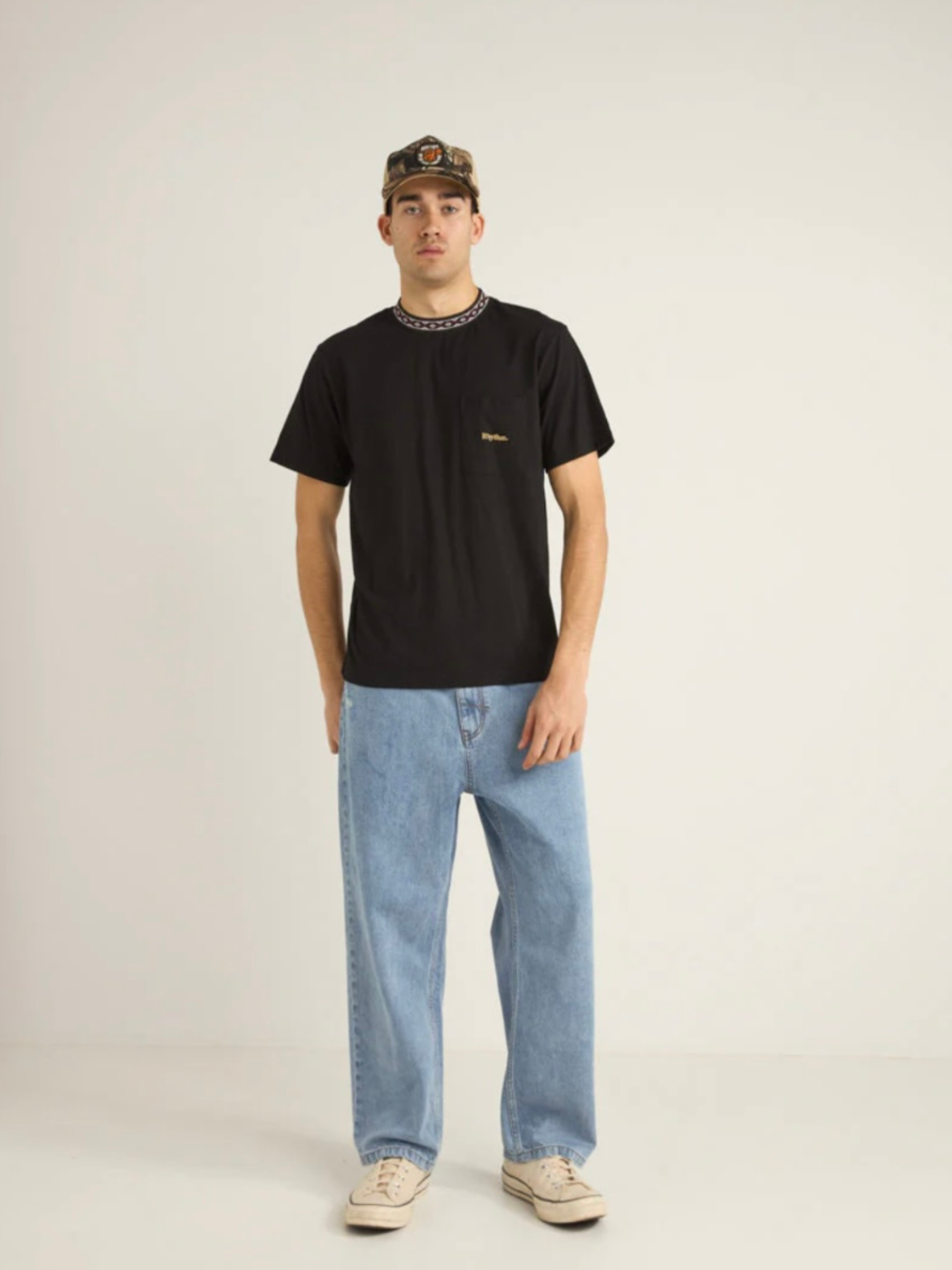 Rhythm Essential Cotton Jean Jeans Stone Wash Blue Denim Men’s Bottoms for Men Athens GA Georgia Kempt Menswear Store Near Me