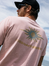 Rhythm Flame Printed T Shirt Graphic Tee Men’s Printed Top Mauve Pink Athens GA Georgia Kempt Menswear Store Near Me