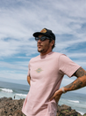 Rhythm Flame Printed T Shirt Graphic Tee Men’s Printed Top Mauve Pink Athens GA Georgia Kempt Menswear Store Near Me