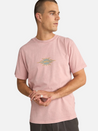 Rhythm Flame Printed T Shirt Graphic Tee Men’s Printed Top Mauve Pink Athens GA Georgia Kempt Menswear Store Near Me