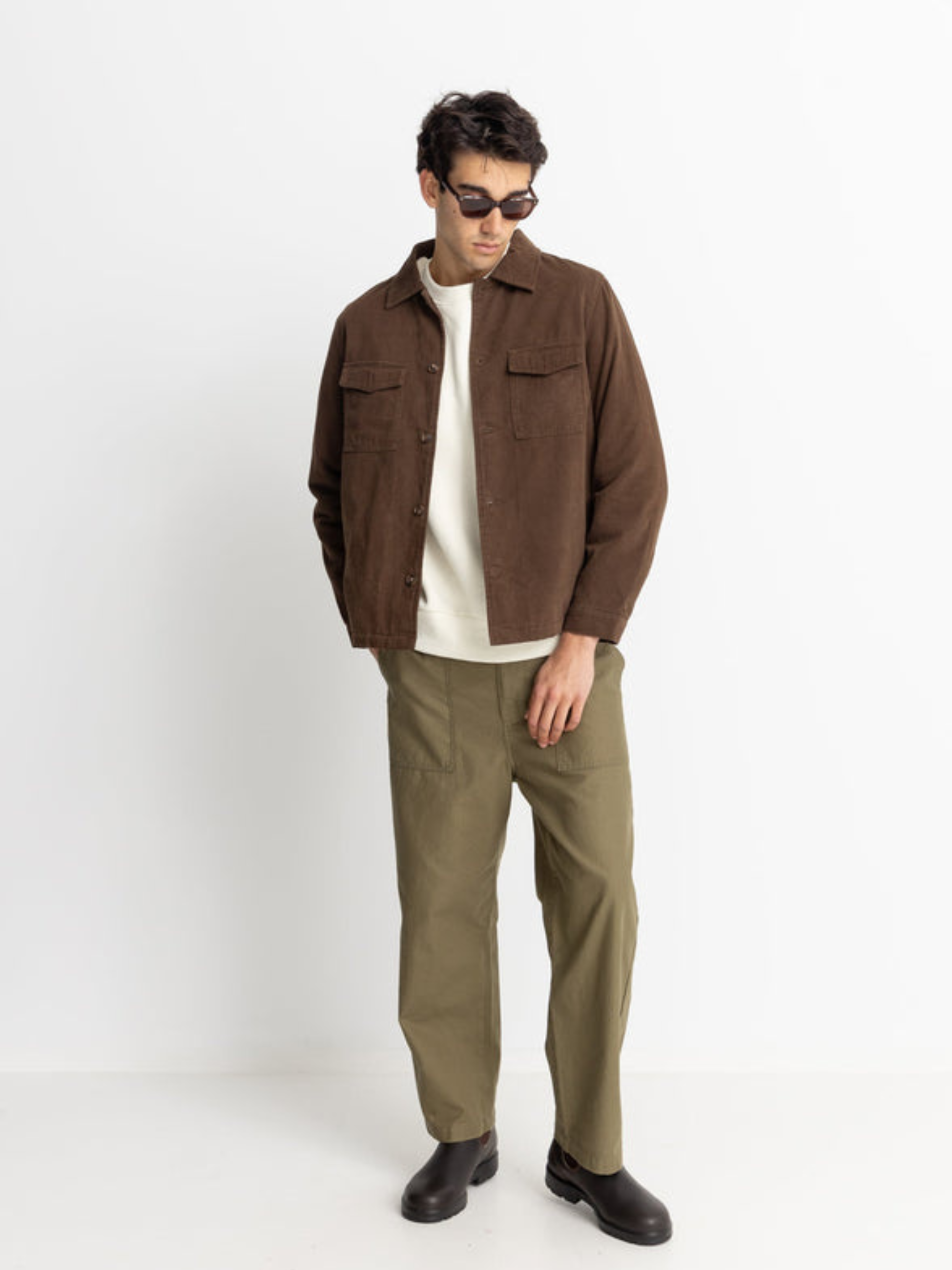 Rhythm Insulated Overshirt Chocolate Kempt