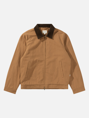 Rhythm James Jacket Tobacco Brown Collar Front Pockets Zip Up Work Jackets for Men Fall Winter Outerwear for Him Athens GA Georgia Kempt Menswear Store Near Me