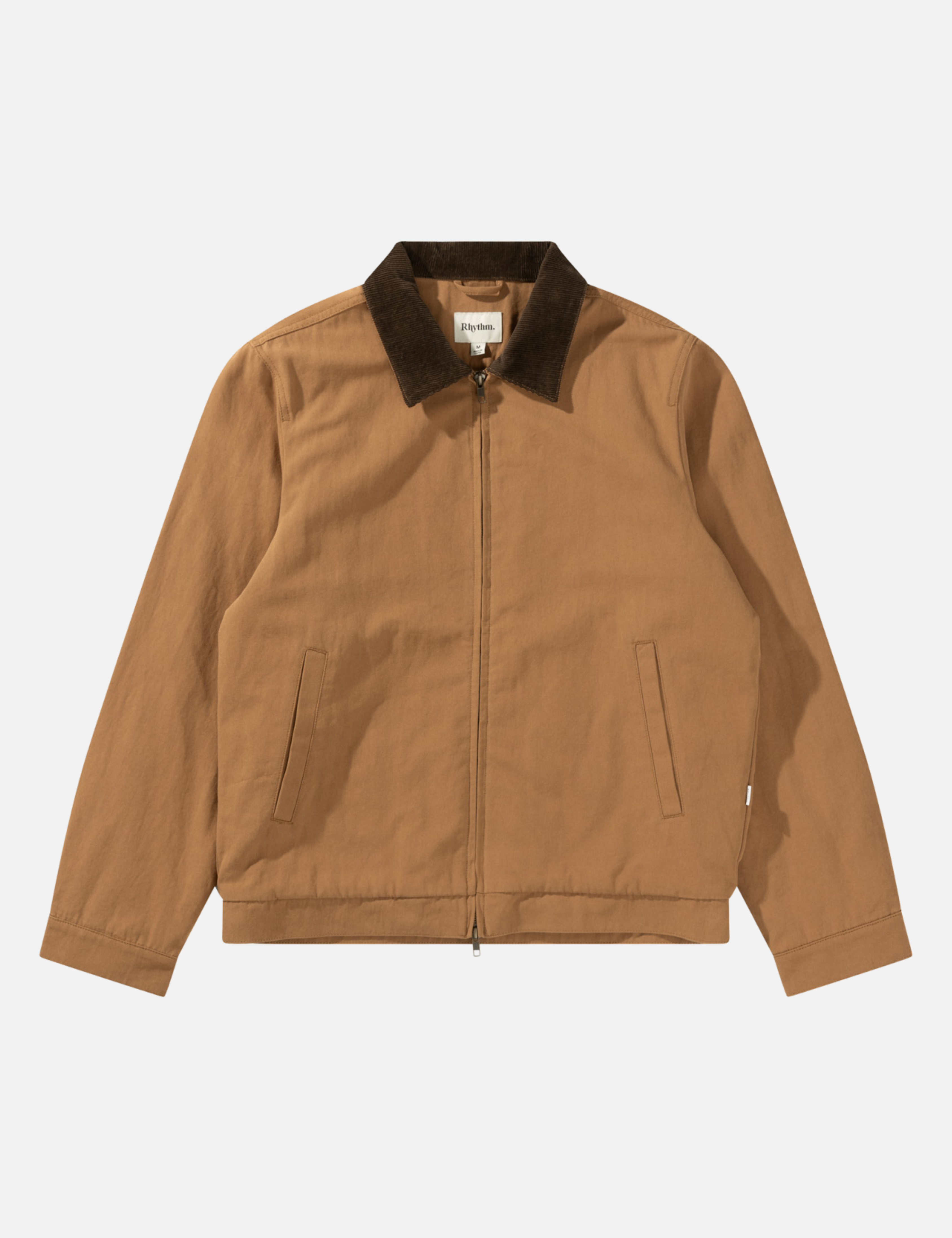 Rhythm James Jacket Tobacco Brown Collar Front Pockets Zip Up Work Jackets for Men Fall Winter Outerwear for Him Athens GA Georgia Kempt Menswear Store Near Me