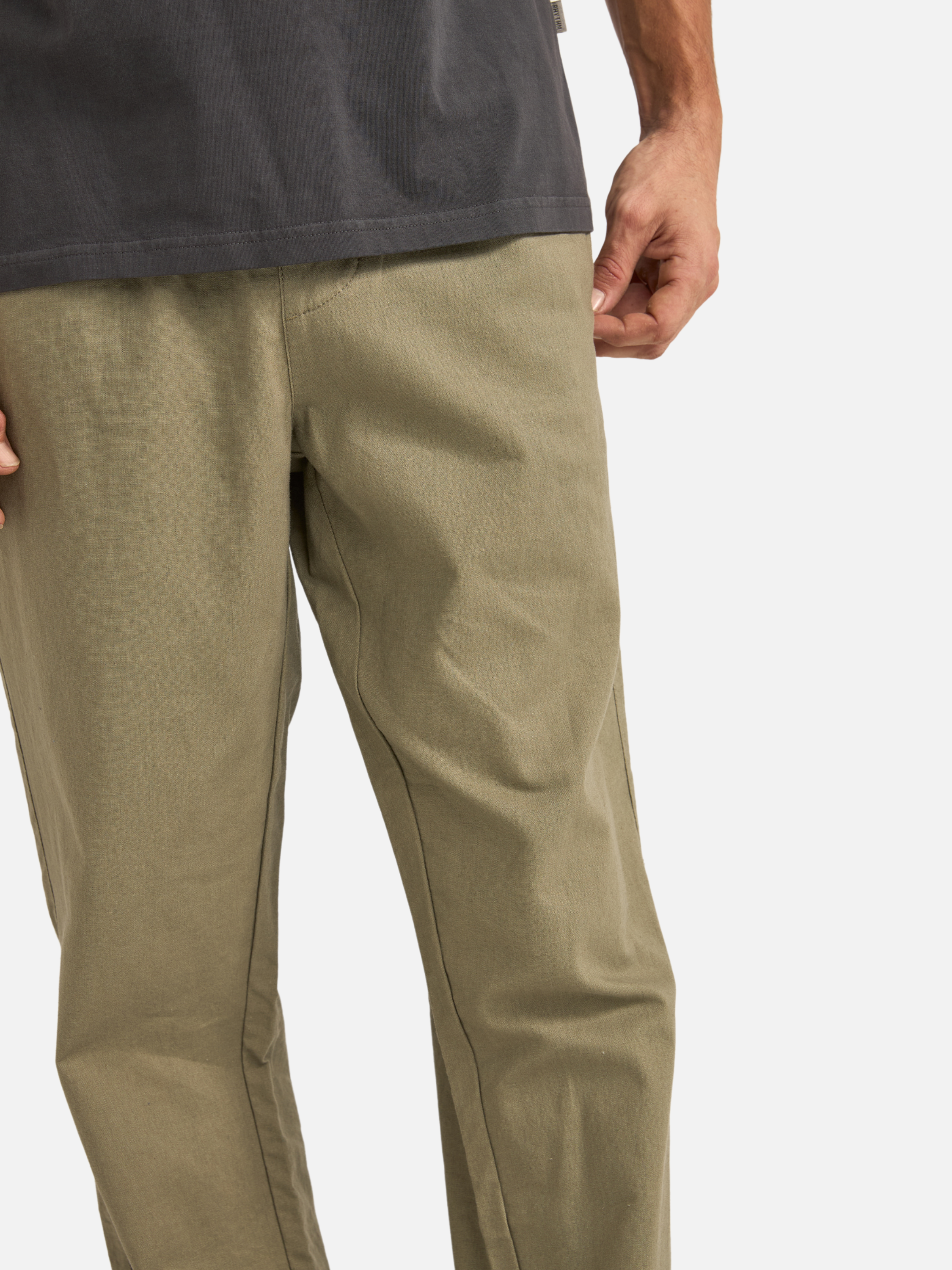 Linen Jam Pant - Olive