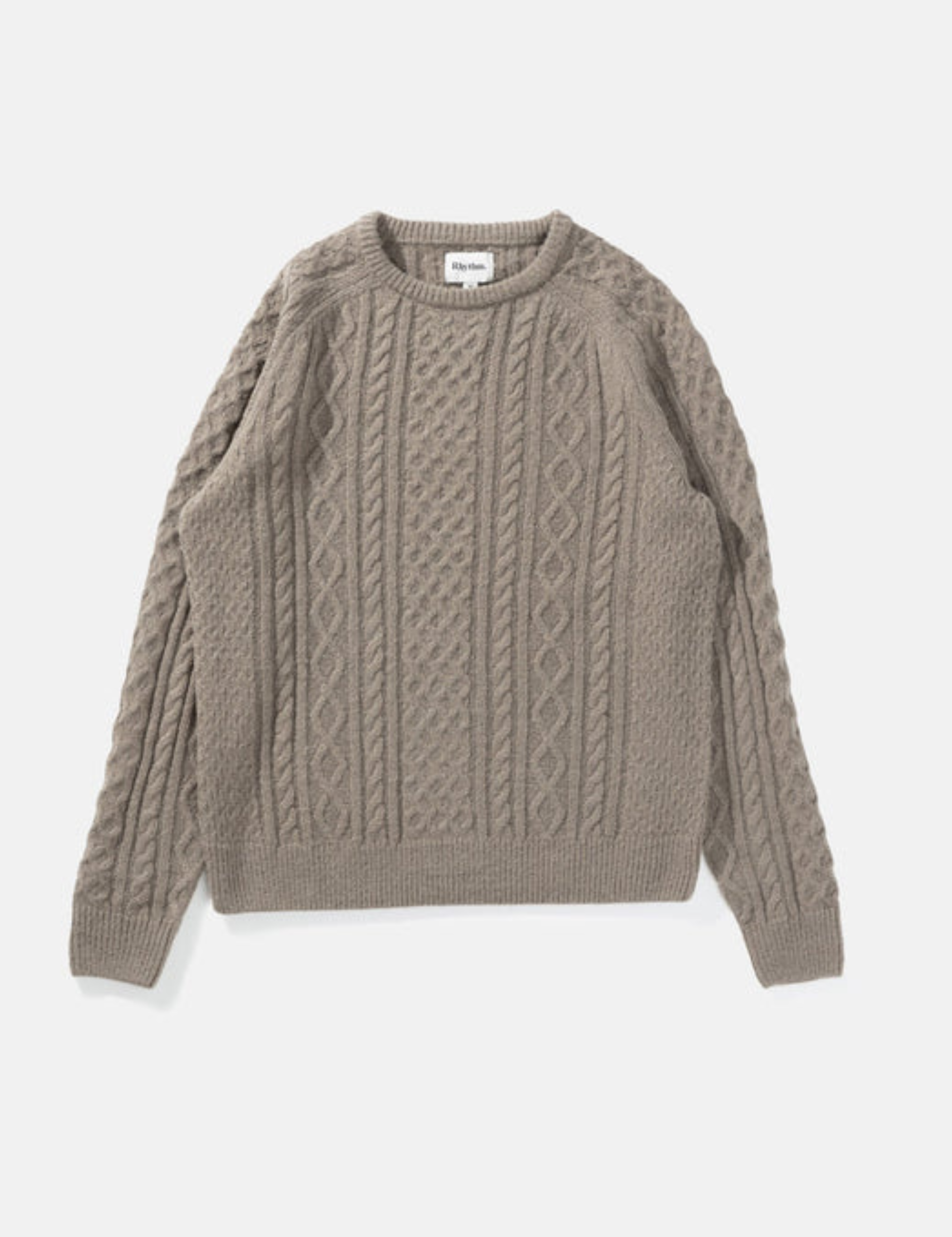 Rhythm Mohair Fishermans Knit Cable Men’s Sweater for Men Fall Winter Top Knitwear Kempt Athens Menswear Store GA Georgia  