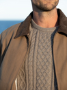 Rhythm Mohair Fishermans Knit Cable Men’s Sweater for Men Fall Winter Top Knitwear Kempt Athens Menswear Store GA Georgia  