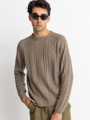 Rhythm Mohair Fishermans Knit Cable Men’s Sweater for Men Fall Winter Top Knitwear Kempt Athens Menswear Store GA Georgia  