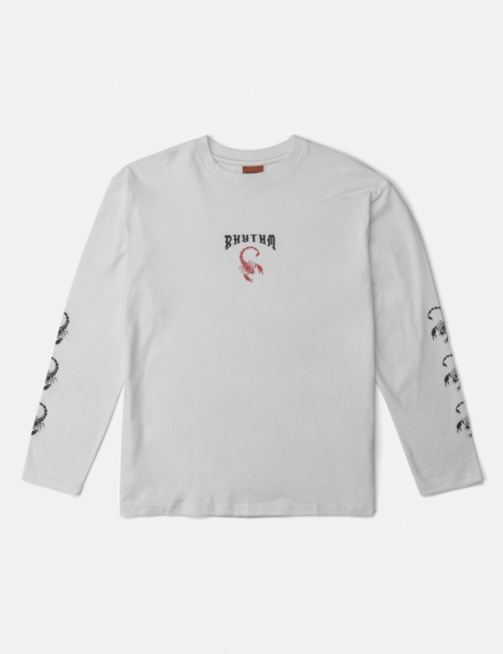 Rhythm Scorpion Vintage Shirt LS Long Sleeve Men’s Top Shirts for Men Graphic Tee Vintage White Cotton Jersey Athens GA Georgia Kempt Menswear Store Near Me
