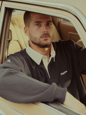 Rhythm Vintage Rugby LS Long Sleeve Polo Shirt Collared Men’s Tops for Men Indigo Blue Athens GA Georgia Kempt Menswear Store Near Me