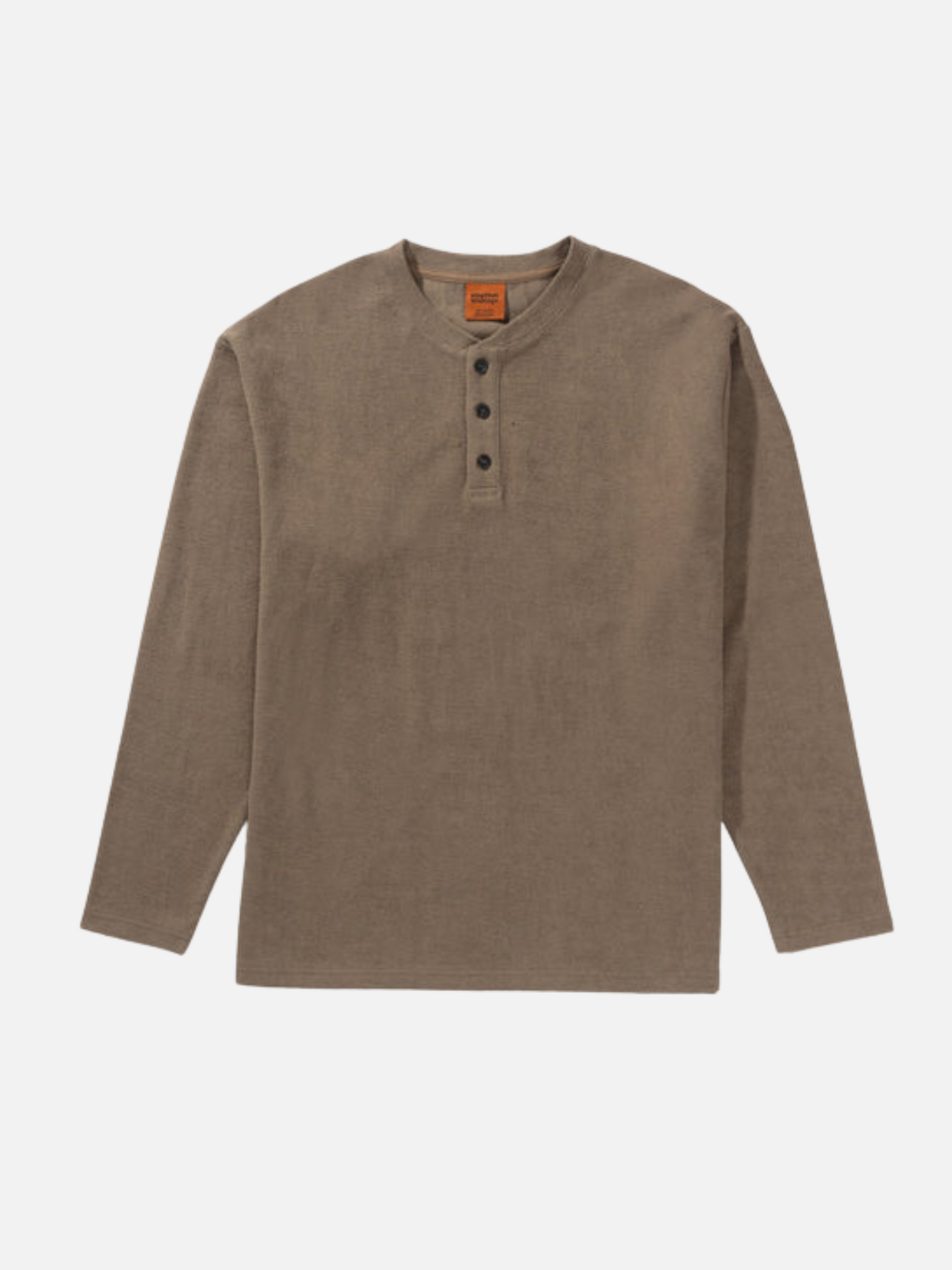 Rhythm Vintage Terry Long Sleeve Henley – Kempt