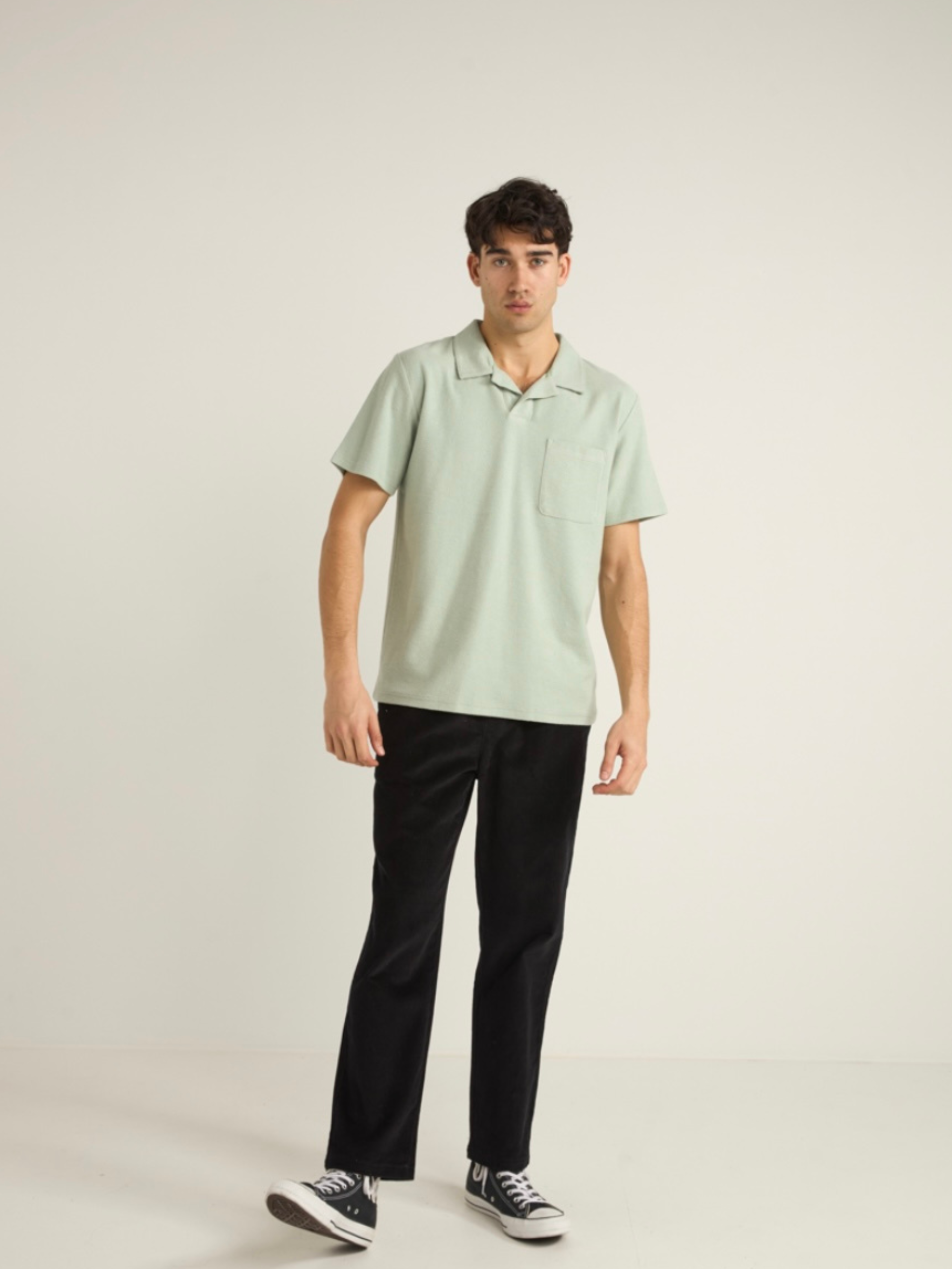 【Rest & Recreation】★TERRY POLO SHIRT★ Resort Terry Polo - White – SEA CULTURE