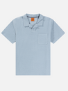 Rhythm Vintage Terry Terrycloth Polo Men’s Collared SS Short Sleeve Shirt Spring Summer Slate Blue Tops for Men Athens GA Georgia Kempt Menswear Store Near Me