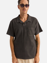 Rhythm Vintage Terry Polo Vintage Black Front Pocket Collared Men’s Top Shirt Athens GA Georgia Kempt Menswear Store Near Me