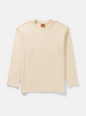Rhythm Vintage Waffle LS Long Sleeve T-Shirt Men’s Top Natural Cream Front Pocket for Men Athens Kempt Menswear Store  